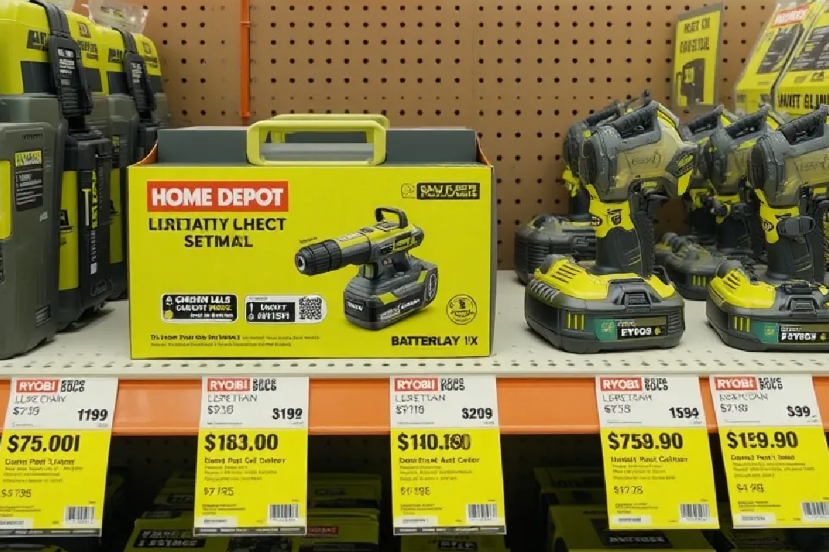 Ryobi Battery Products at Retailers